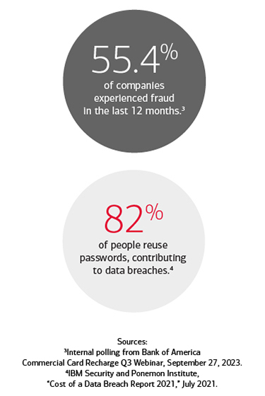 Fraud experienced companies infographic